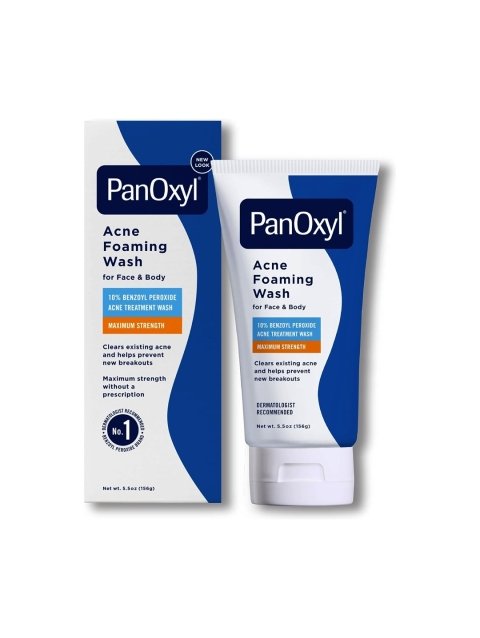 Panoxyl Acne Foaming Wash 10% Benzoyl Peroxide Maximum Strength 156g