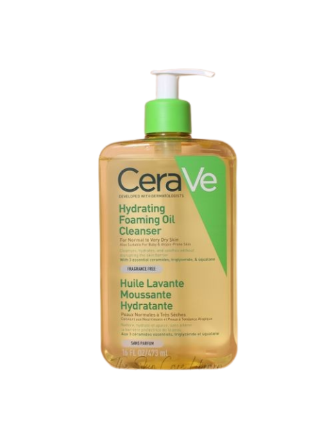 Cerave Hydrating Foaming Oil Cleanser 473ml